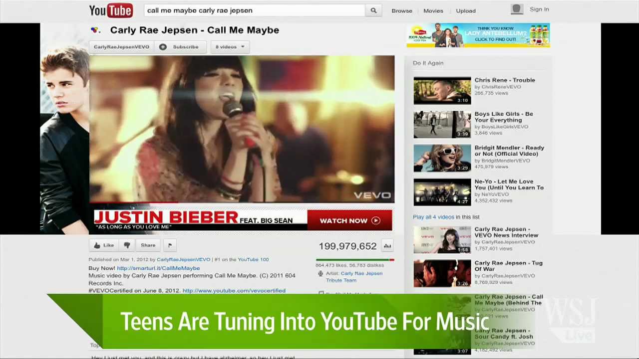 YouTube for Teens, Cassettes for Adults?