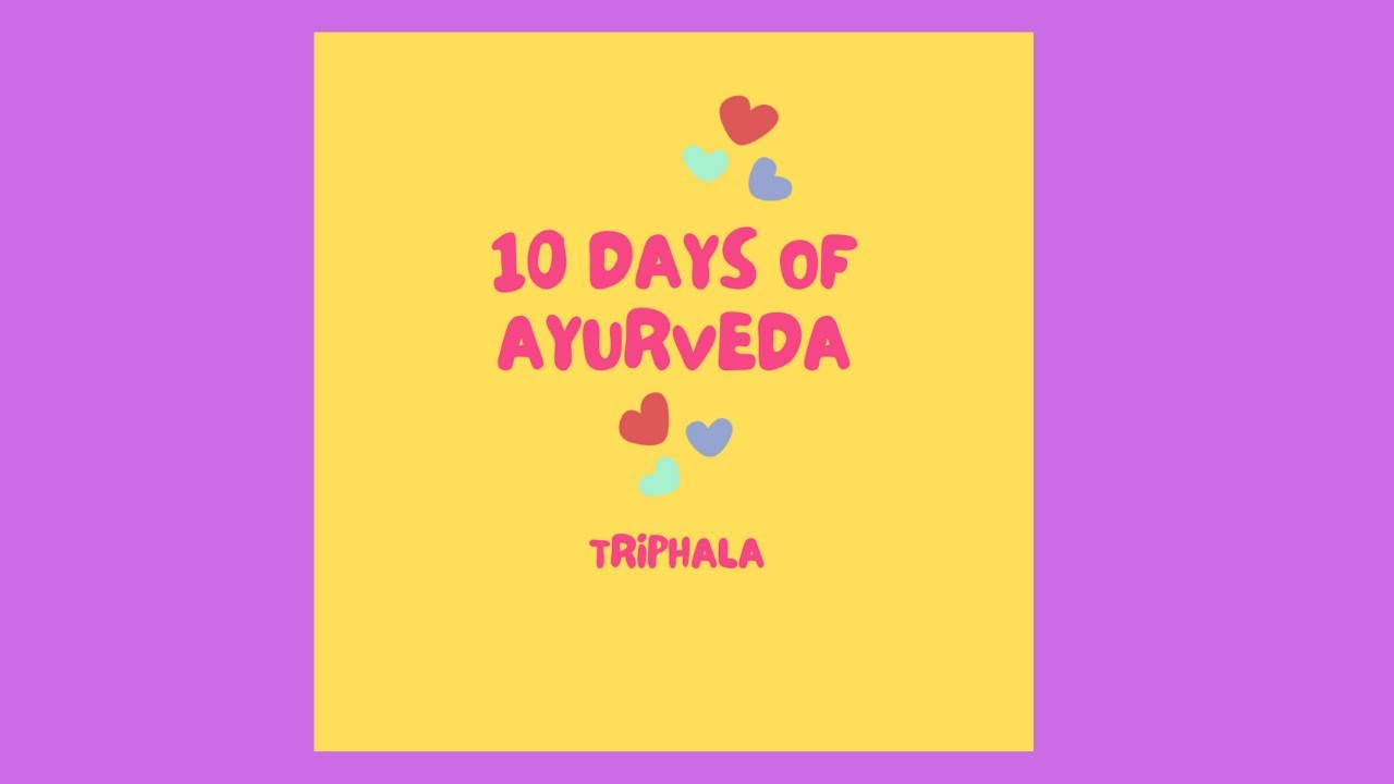 Triphala (Chronic Constipation + Endometriosis) #10daysofAyurveda #triphala #bowelmovements