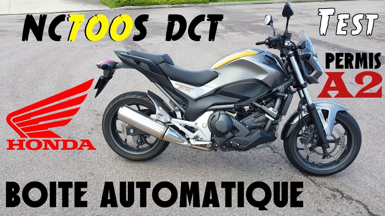 "Test" Ma première fois en boite auto "Honda nc700s DCT" permis A2