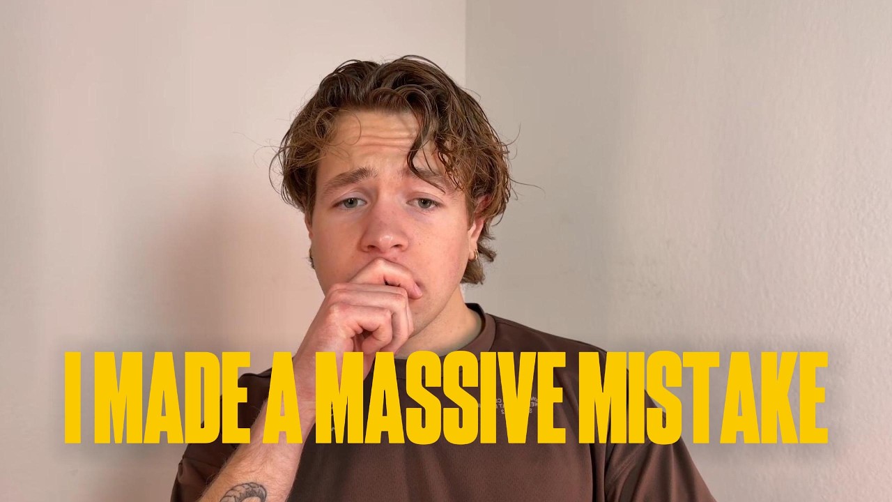 I made a massive mistake
