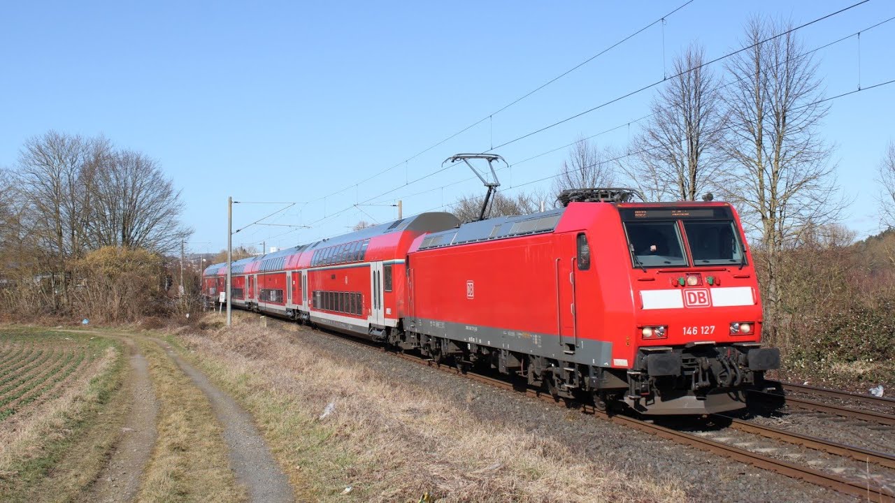 Bahnverkehr in Lindenholzhausen & Ennerich 🇩🇪 - 20 & 23/2/2025