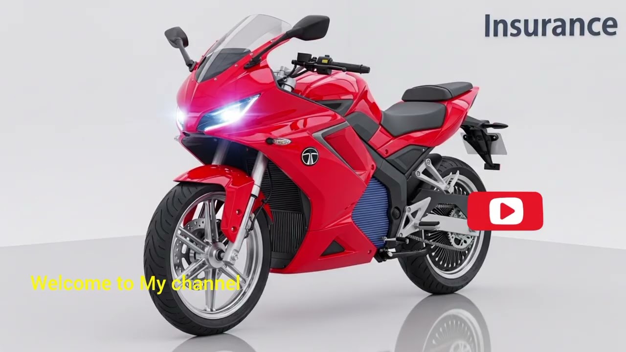 Tata Red Sports Bike 2026 | Stunning Superbike Design | Full Review, Features & Insurance Details