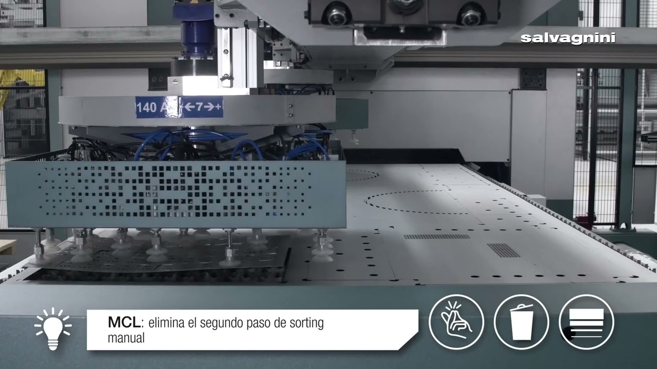 Salvagnini True Laser Automation can change Job completely in 40 seconds