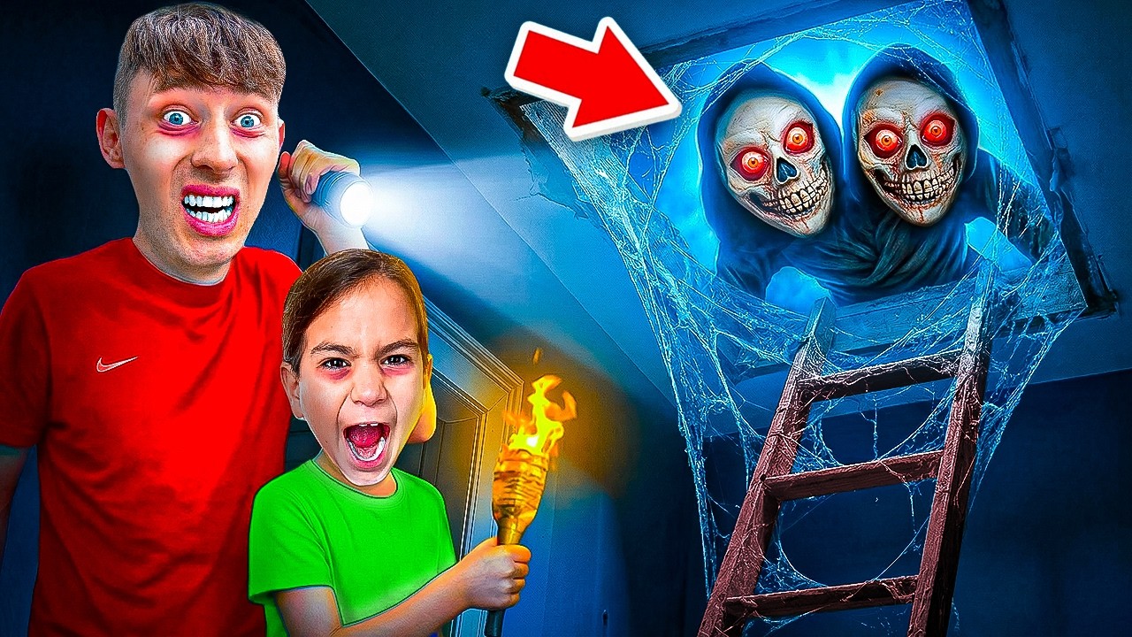 WIR JAGEN ein MONSTER in unserem DACHBODEN! 😱