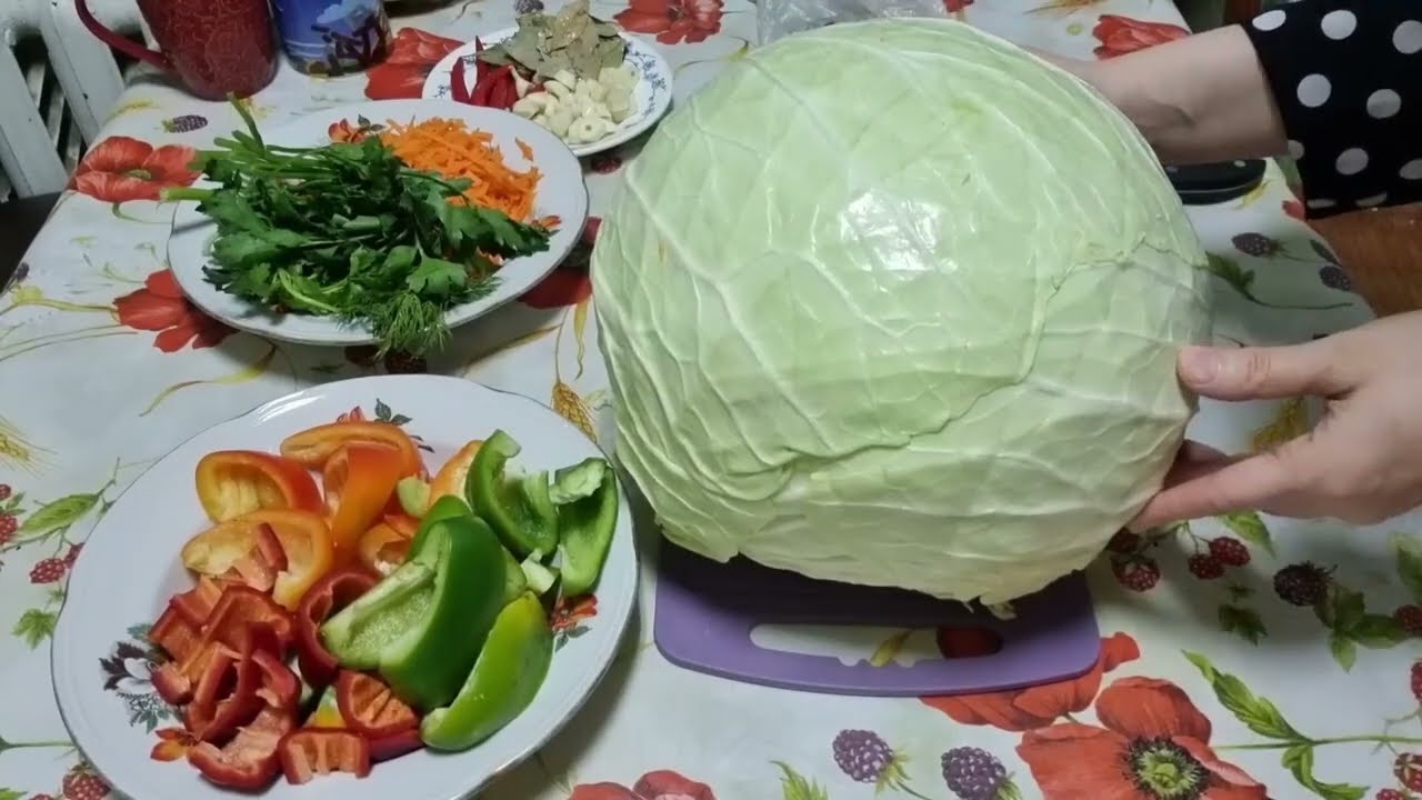 КАРАМ ТУЗЛАШ ЖУДАЯМ ОСОН УСУЛДА🥬🫑🌶🧄🥕👍🫠