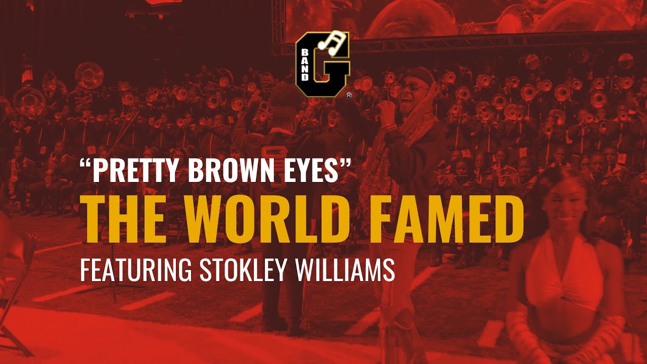 🎤🔥 Stokley Williams x World Famed | Pretty Brown Eyes | 2025 Bayou Classic Battle of the Bands 🖤💛❤️