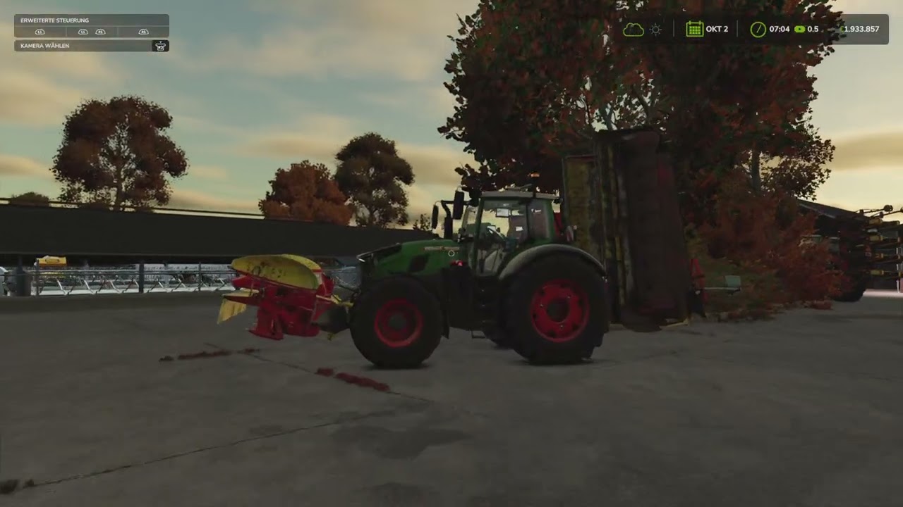 LS25 mähen und presse holen mit john deere und fendt❤️‍🔥😈💯🔥
