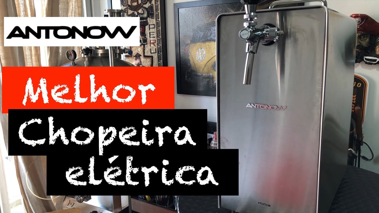 Chopeira elétrica sem cilindro de CO2 portátil - Melhor chopeira do MUNDO! Minia Antonow