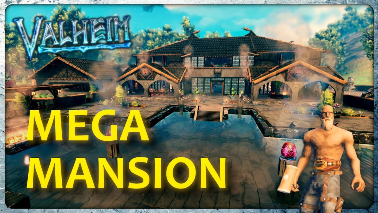 Mega Mansion | Valheim Build | Multiplayer Base