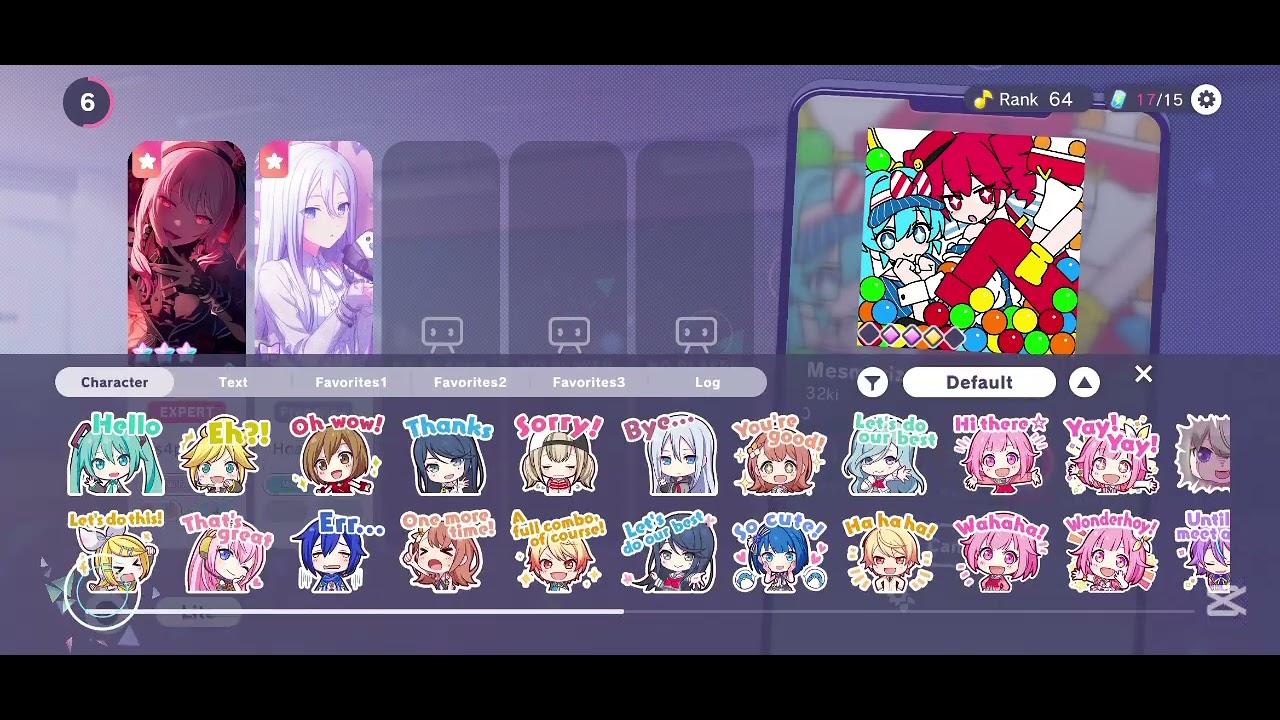 Playing pjsk with my sis  !!  :3