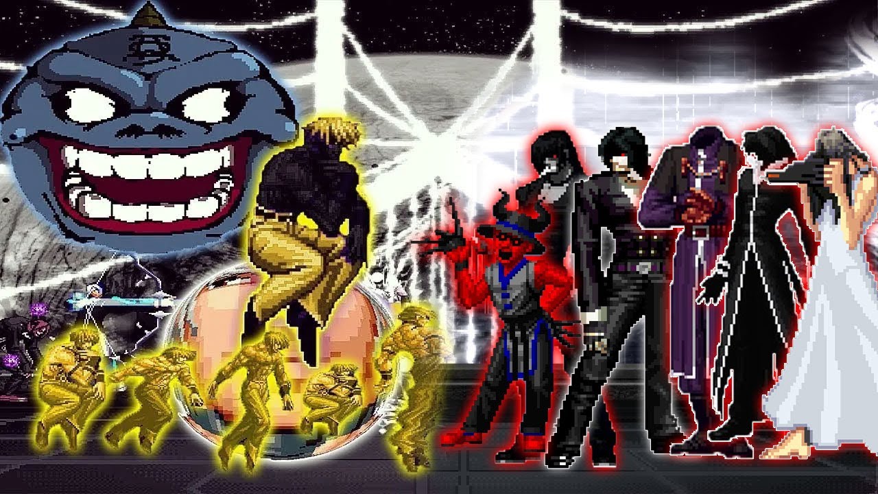 [Mugen KOF] Hastur Orochi's Ultimate Combos Vs Horror Satanic Team