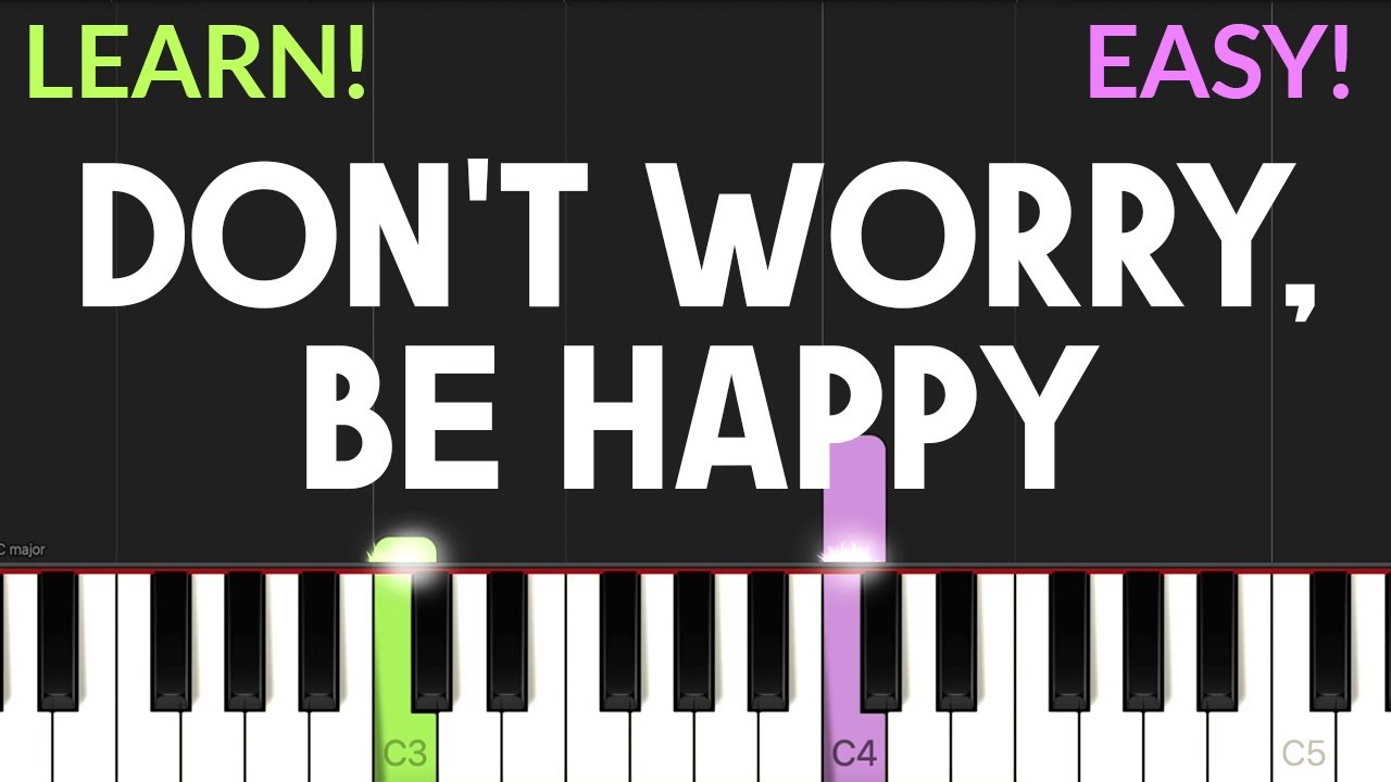 Не волнуйся, будь счастлив - Бобби Макферрин | EASY Piano Tutorial