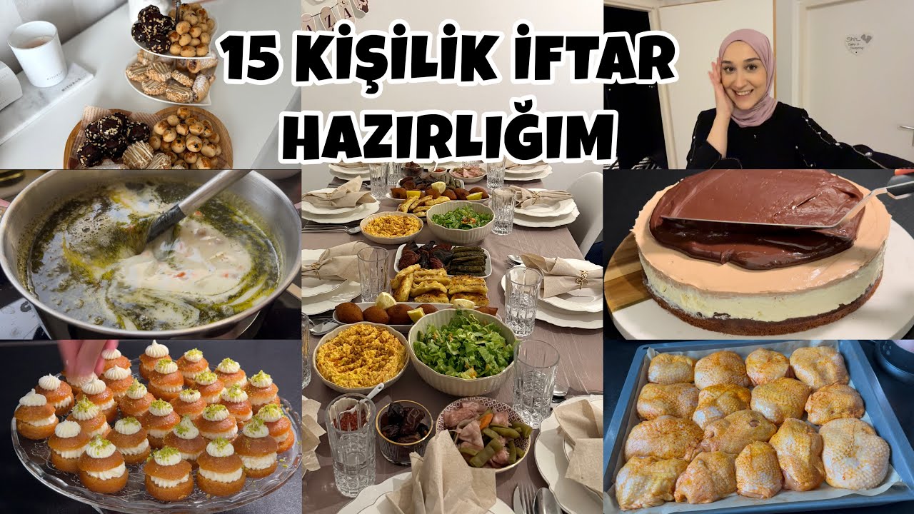 İftara 15 kişilik misafirlerimiz var | eşimin patronu geldi | Ramazan menüleri