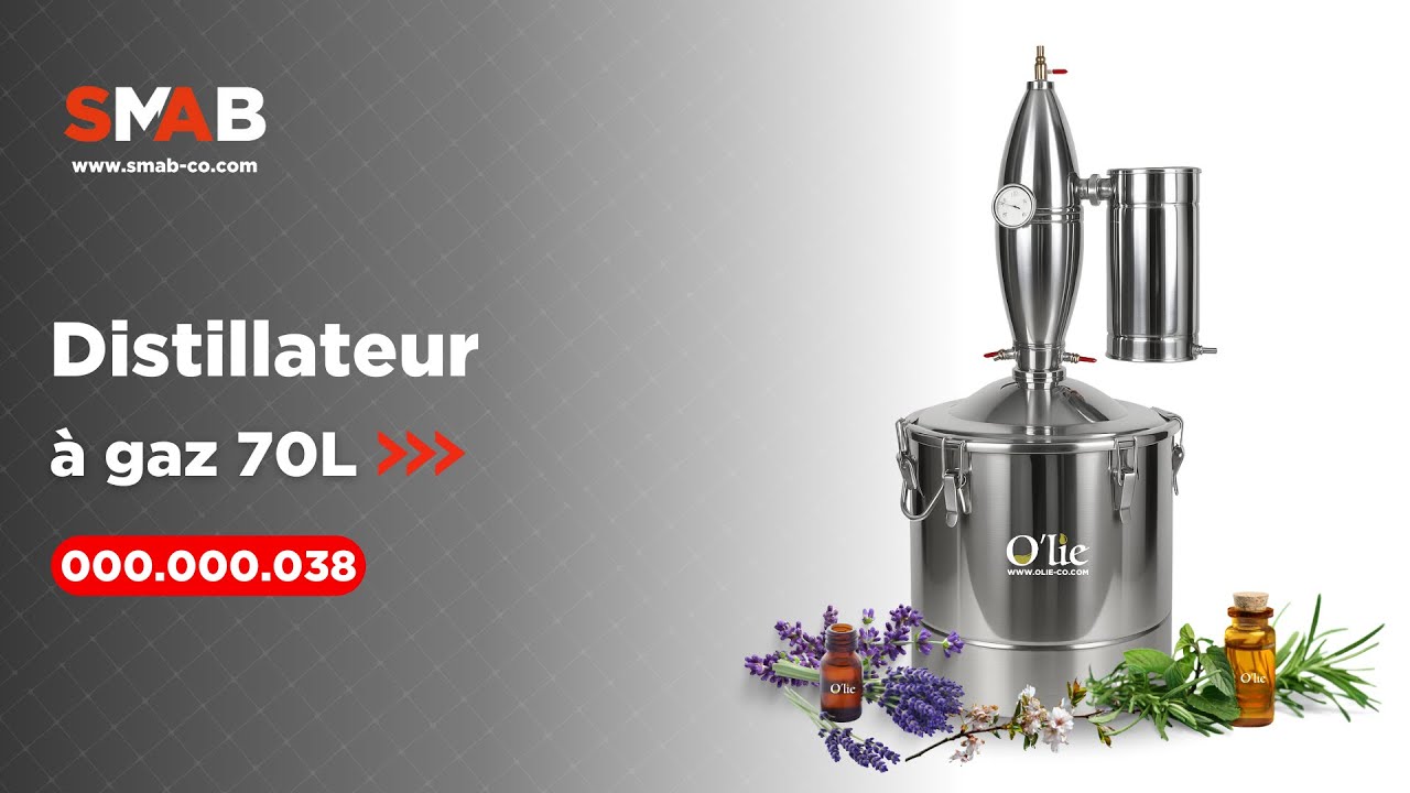 Distillateur à gaz 70L - SMAB