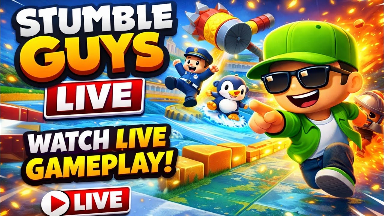 Noob to Pro in Stumble Guys LIVE 😎 | Aaj Crown Pakka!