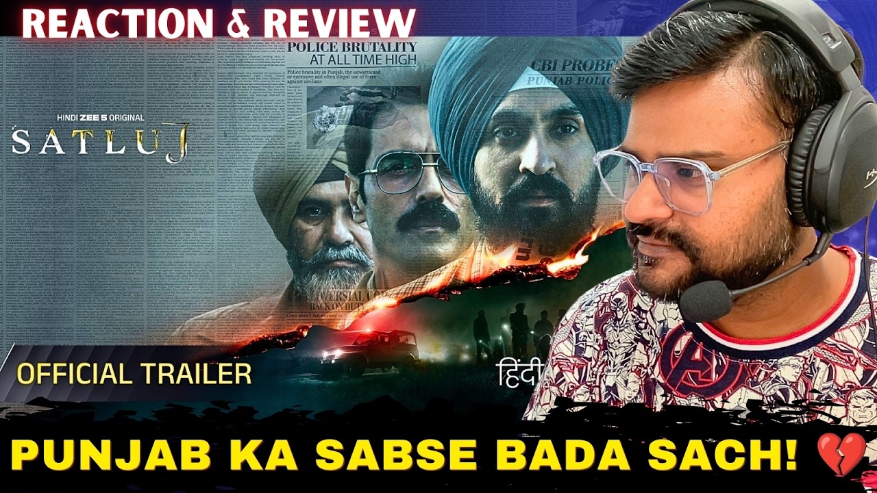 Satluj | Official Trailer Reaction & Review | Diljit Dosanjh | BINDAAS BHARTII