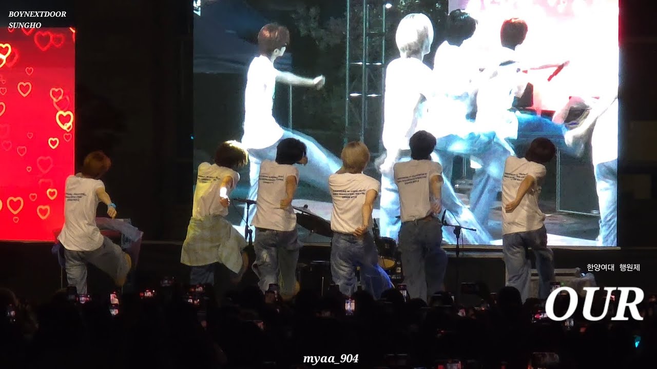 240911 한양여대 행원제 'OUR' 보이넥스트도어 직캠 | BOYNEXTDOOR FULL FANCAM