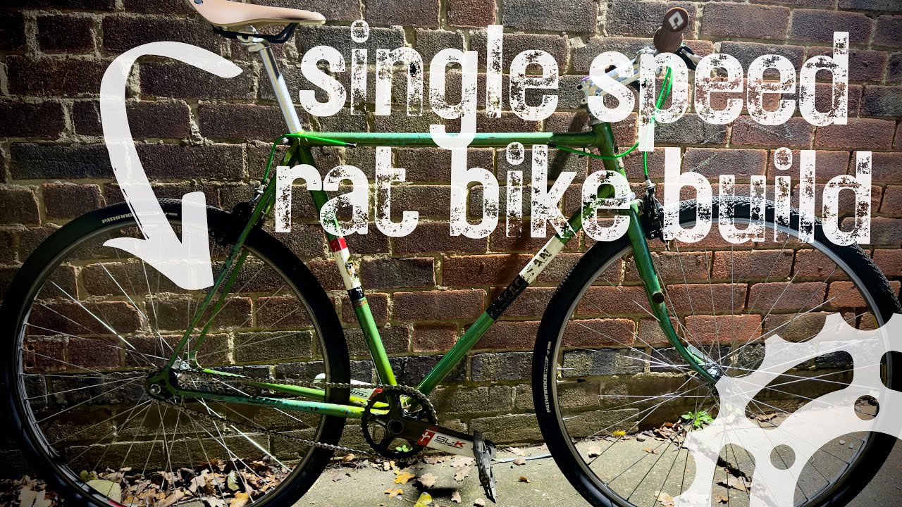 I built this Single Speed Rat Bike from a Vintage Frame