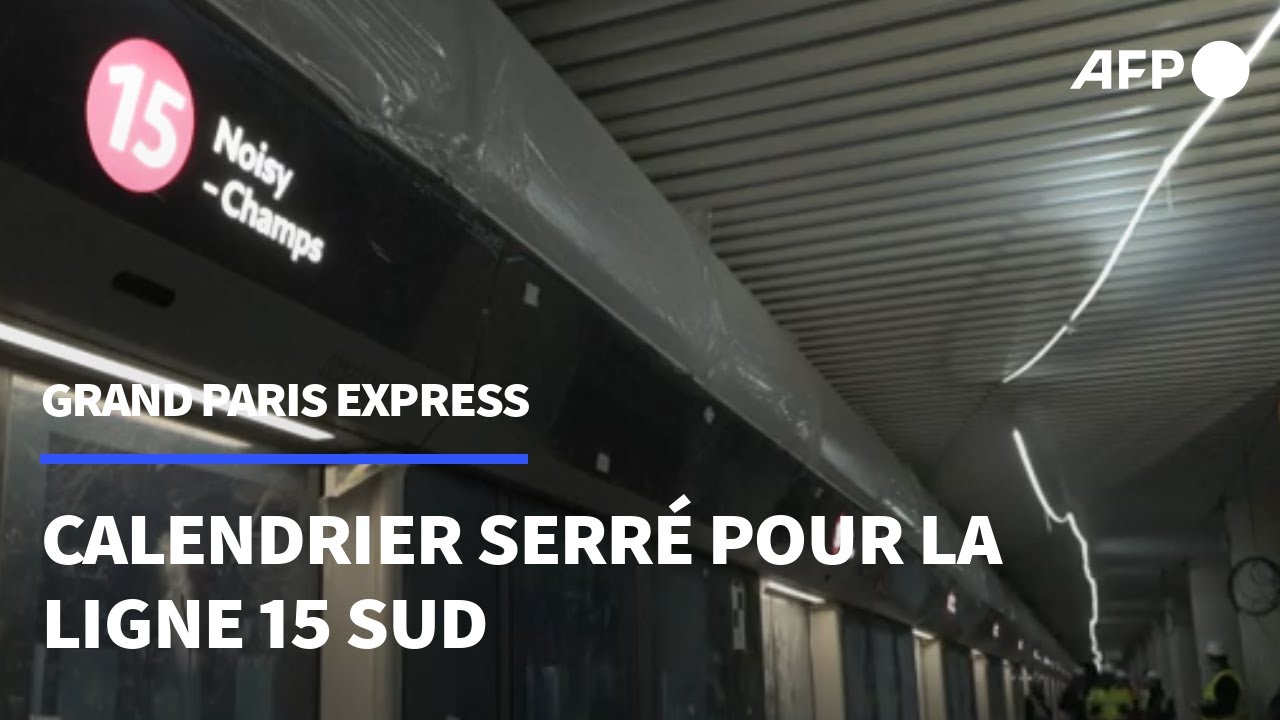 La course contre-la-montre est lancée pour livrer la ligne 15 Sud du Grand Paris Express | AFP