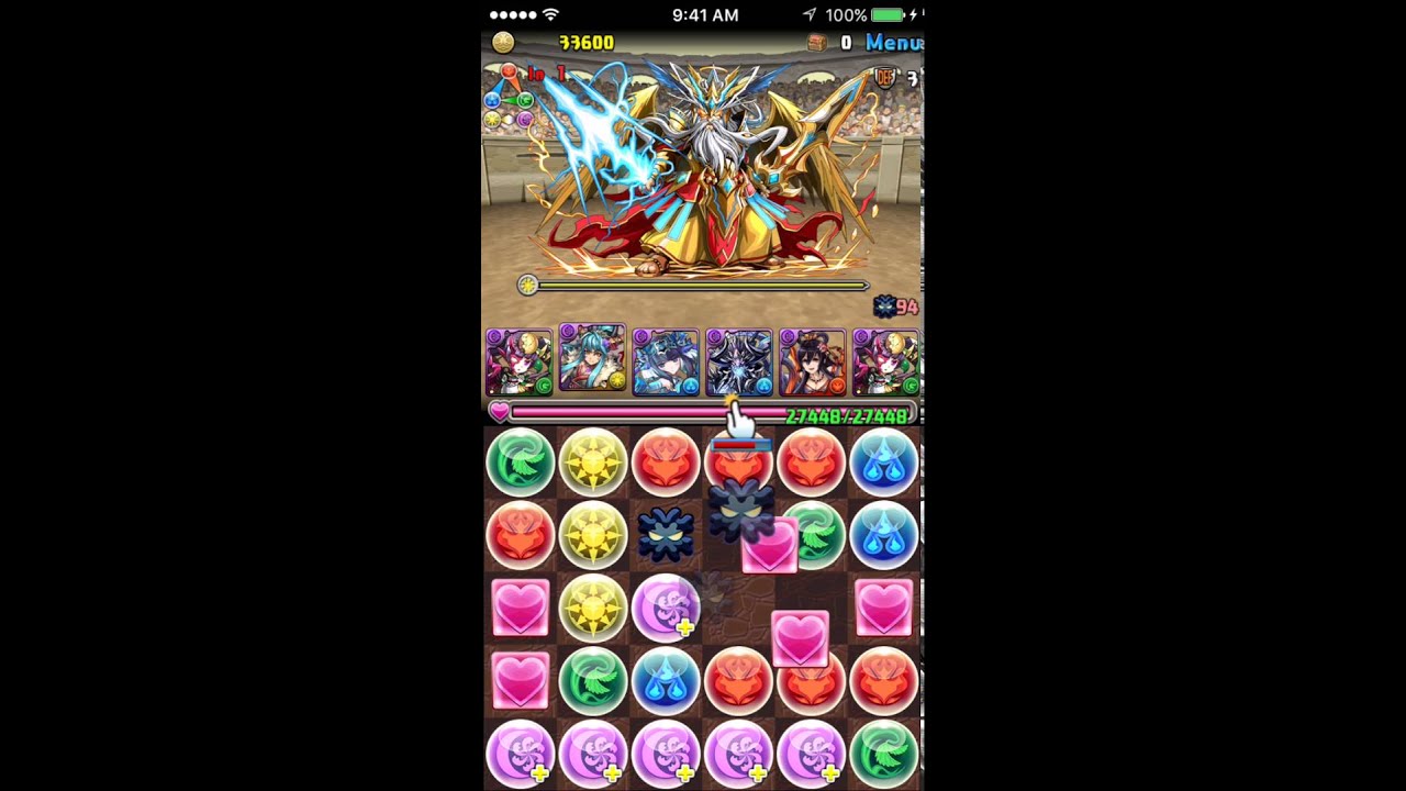 [Puzzle&Dragons] Awoken Yomi - Challenge Dungeons 7 lv 10