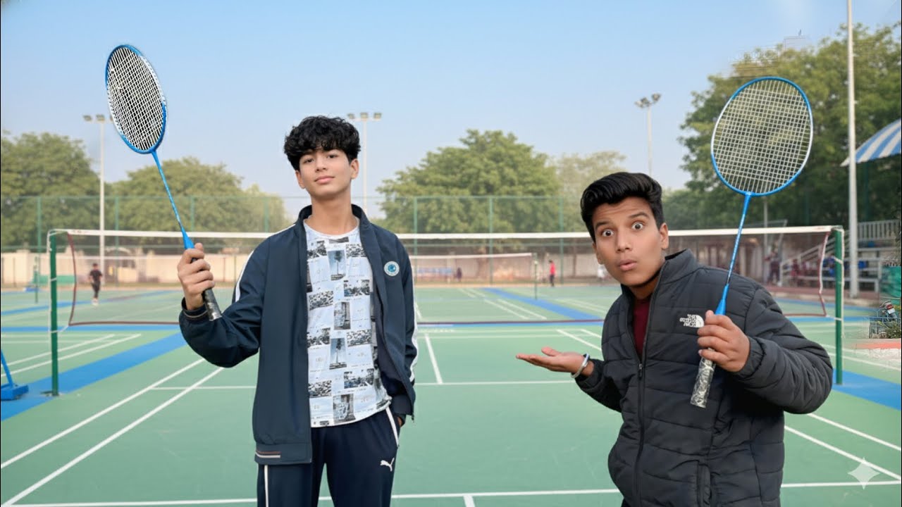 Playing Badminton With Champion 😍 Kon Jeetega ?