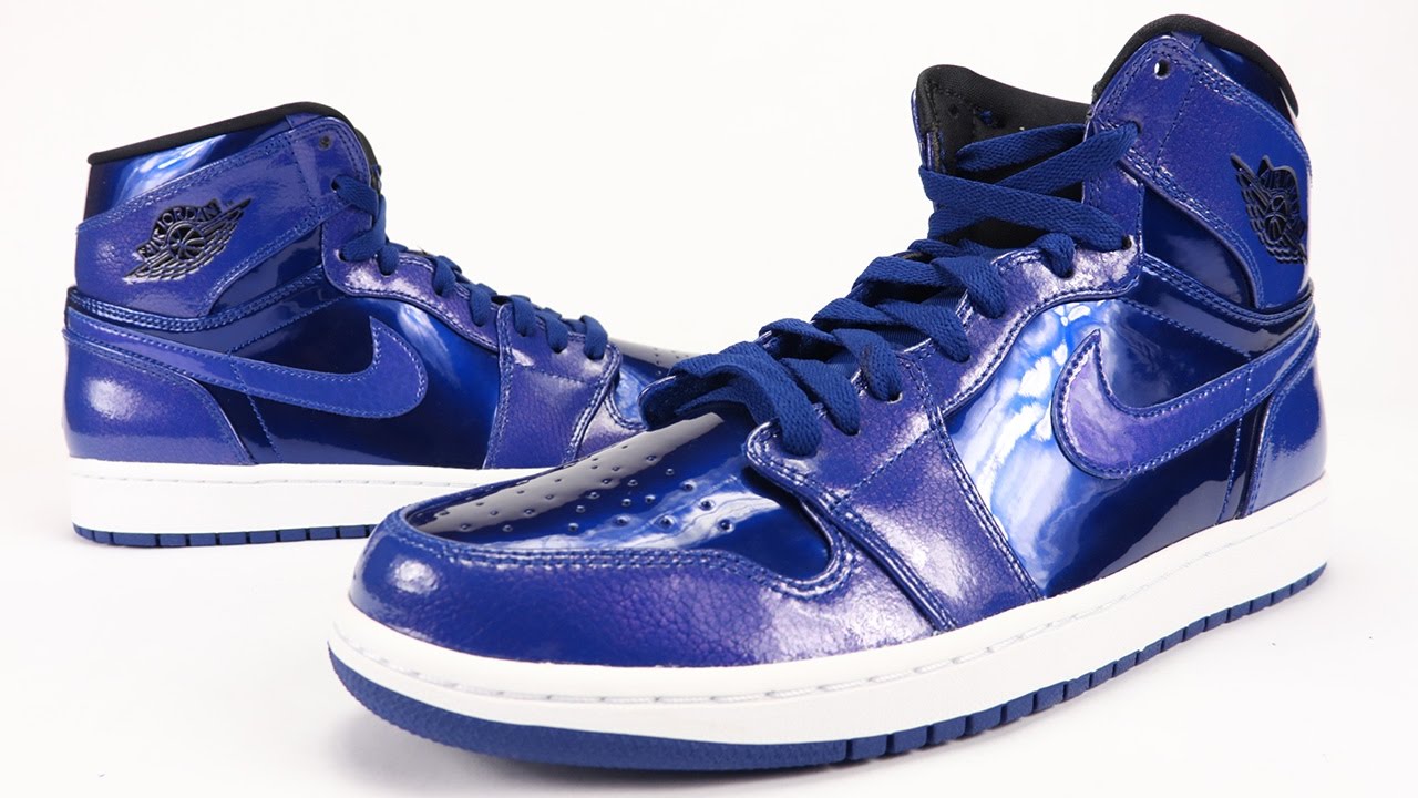 Air Jordan 1 High Deep Royal Blue Patent Leather Review + On Feet