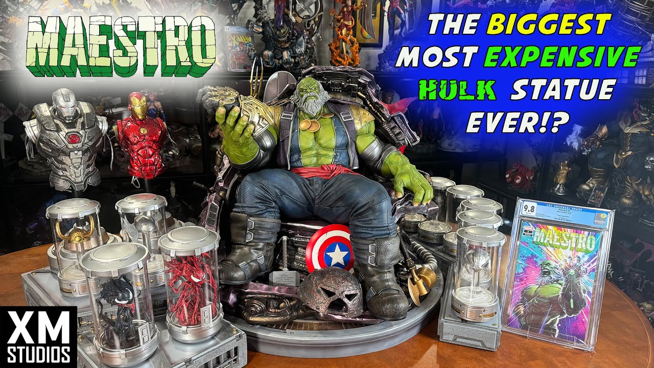 300 POUNDS! $4500 HULK STATUE!?  XM Studios MAESTRO Version B Review