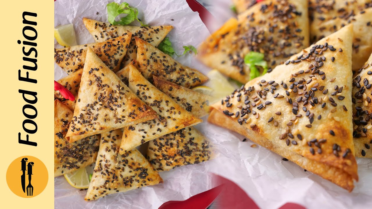 Makhmali Chicken Samosa in Air fryer - Make & Freeze Ramazan Special Recipe by Food Fusion