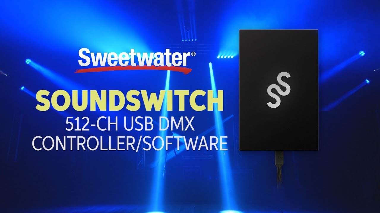 SoundSwitch 512-Ch USB DMX Controller/Software Demo by Sweetwater