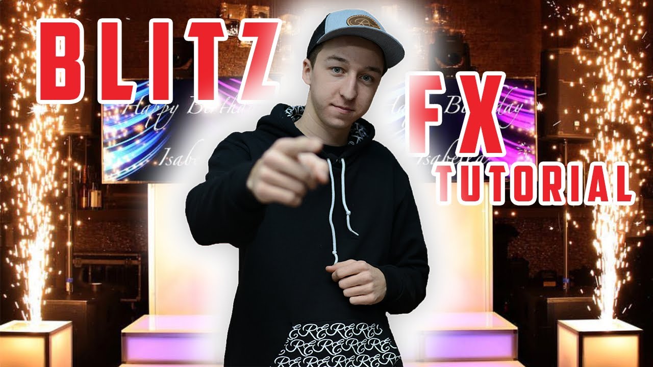 ProX Blitzz FX | Setting Up And Operating Cold Sparks/Indoor Firework Machines