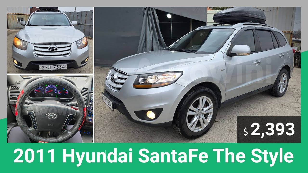 Deal of the day - 2011 Hyundai SantaFe The Style MLX - $2,693 #autowini #usedcars #hyundai #santafe