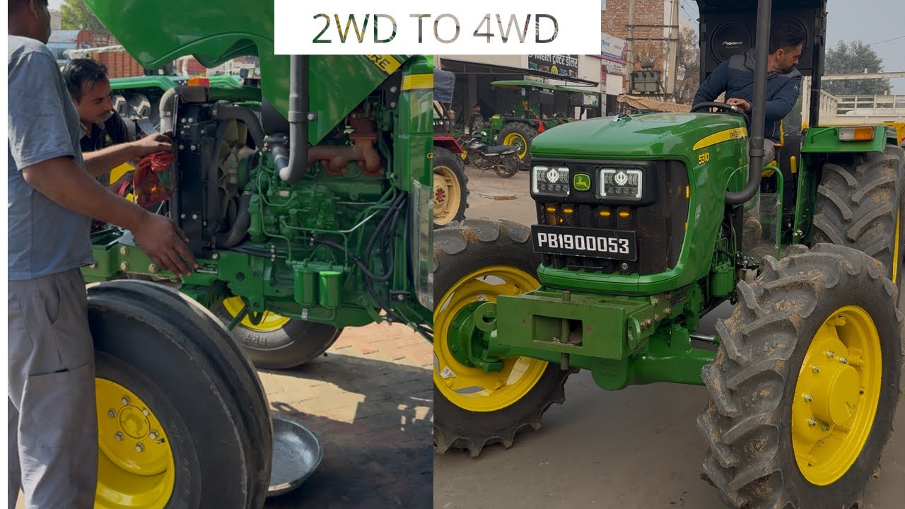 Convert one more 5310 2wd to 4wd with power upgrade