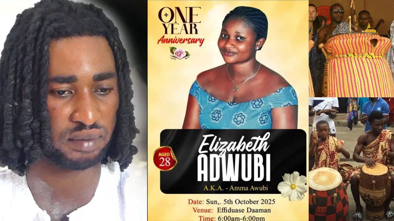 Live Now at Effiduase: Nana Beng's Sister Elizabeth Adwubi One Year Anniversary