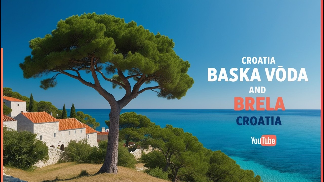 Brela & Baska Voda Croatia 2024: Stunning 4K HDR Drone Footage of the Dalmatian Coast