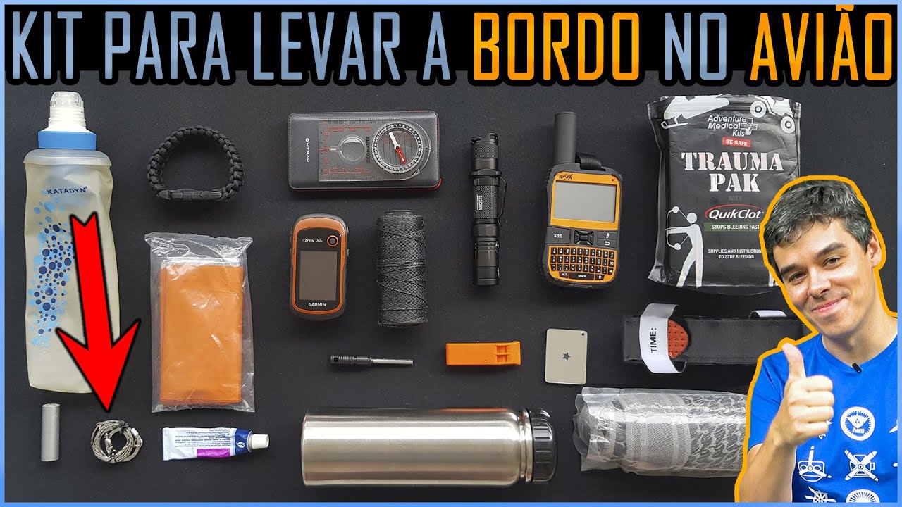 Kit de Sobrevivência para Levar a Bordo no Avião (Ft. Fernando do Canal Aero Por Trás da Aviação)