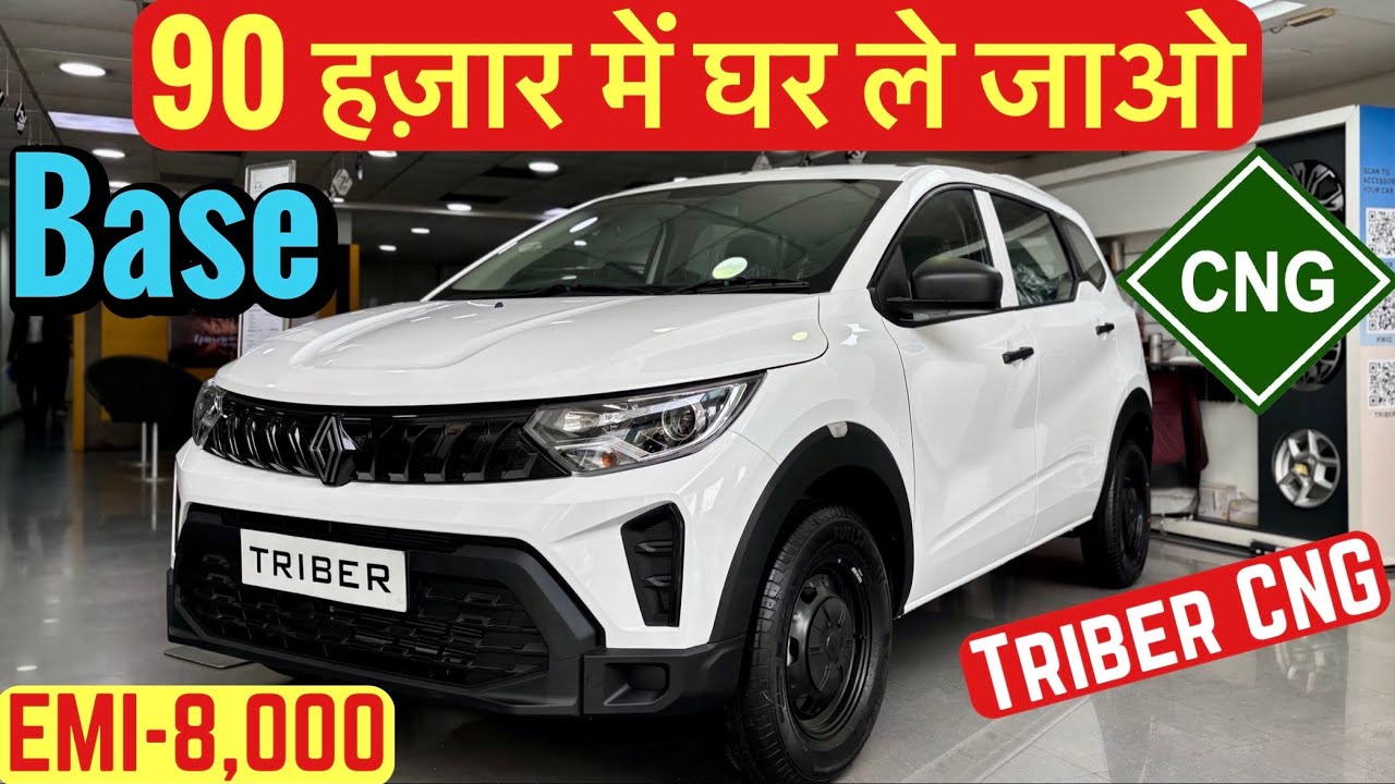 New Renault Triber CNG Authentic (Base) | On-Road Price, Loan, EMI & Down Payment – Full Breakdown