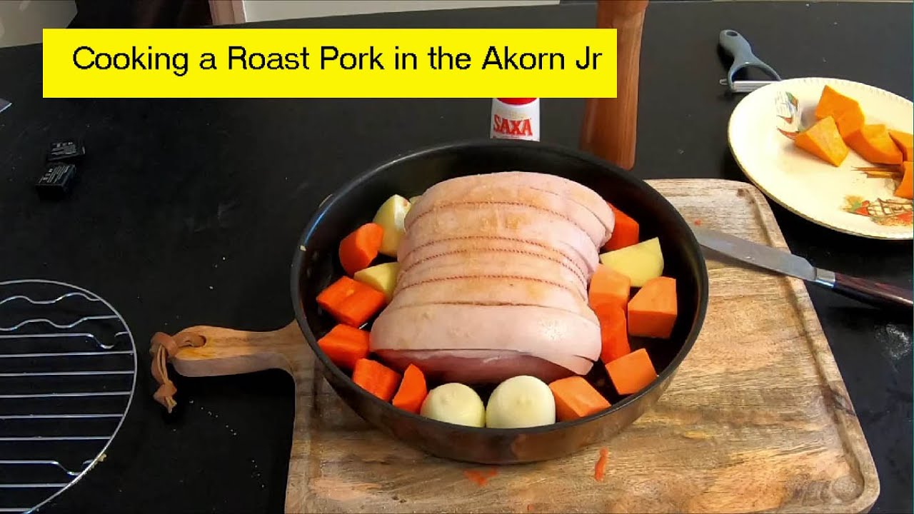 2023 Ep 09 - Cooking a Roast Pork in the  Akorn Jr.