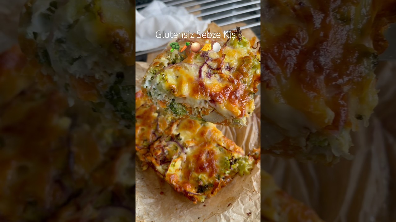 Glutensiz Sebze Kiş 🥦🥕🧅🧀🥚🫠 #&ccedil;&ouml;lyak #glutensiz #glutenfreerecipes