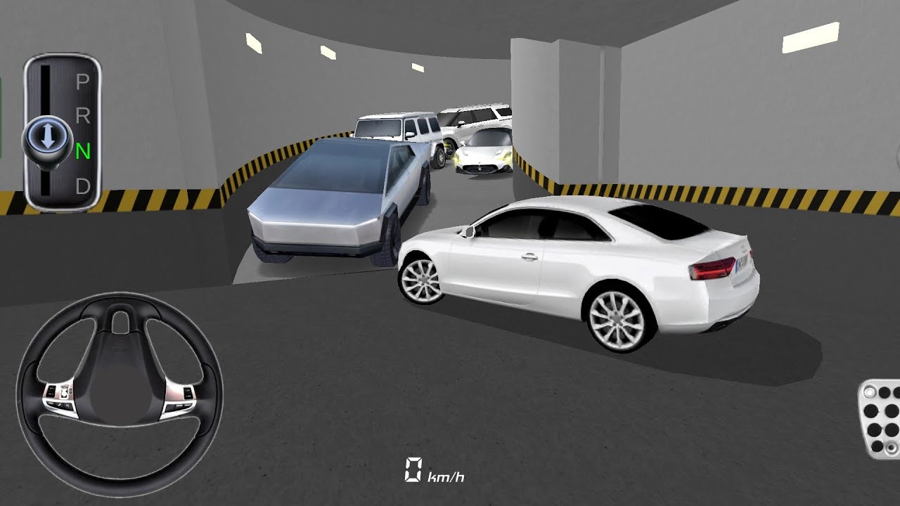 New Mercedes car Stuck in Parking Garage - 3D Driving Class 2026 - 3D Driving Class - Car Game