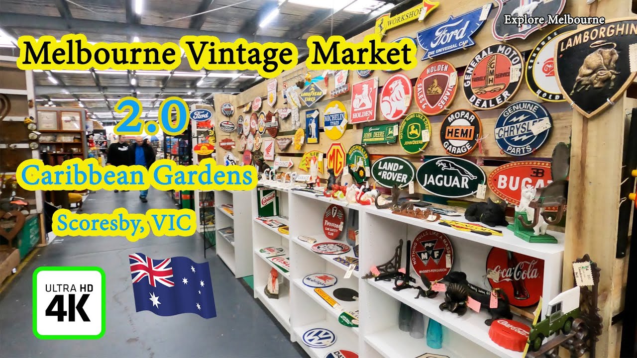 【4K Walking】2.0 Vintage Market at Caribbean Gardens