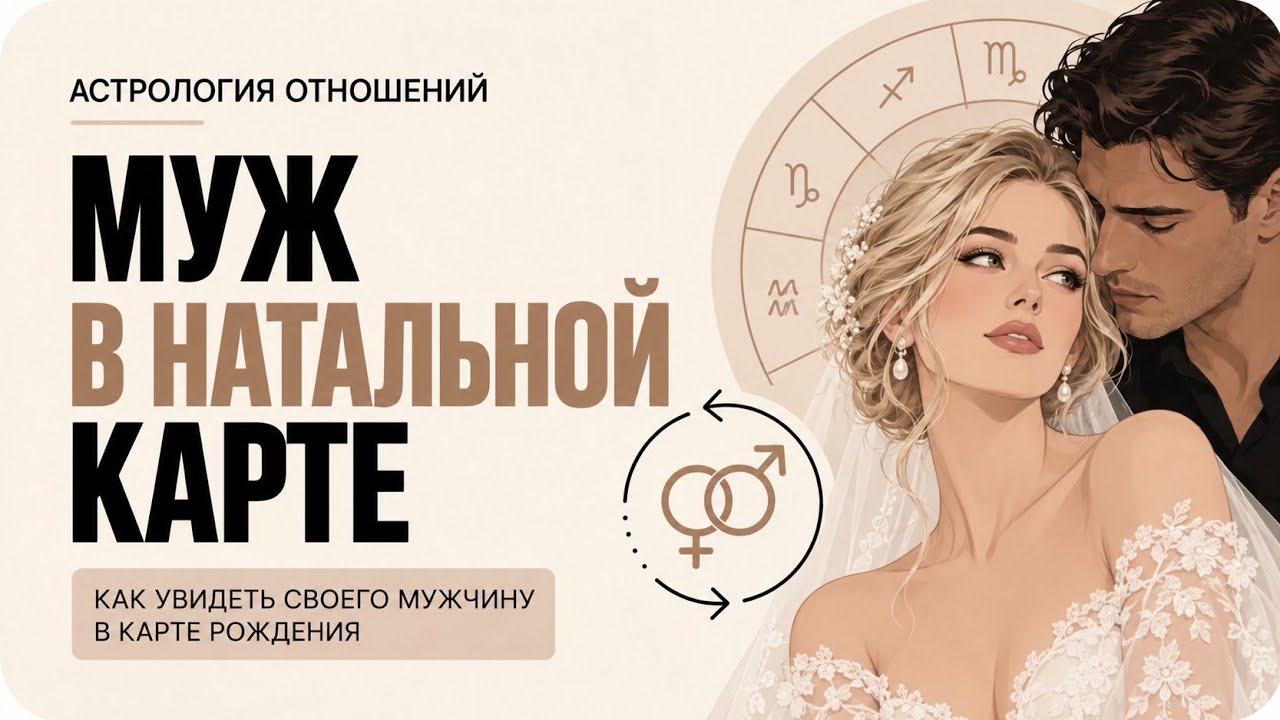 Муж в натальной карте - где его найти? 7 дом, управитель 7 дома, сценарий отношений