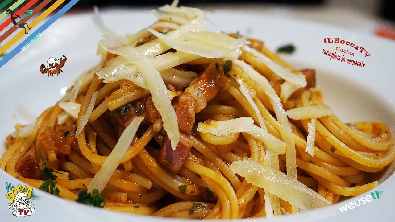 377 - Spaghetti alici e pancetta..e ti passa anche la fretta! (primo piatto terra/mare genuino)