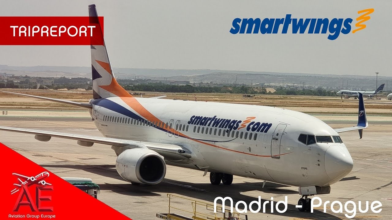 TRIPREPORT 4K | Smartwings Boeing 737-800 OK-TVR | Madrid - Prague | 15.06.2025