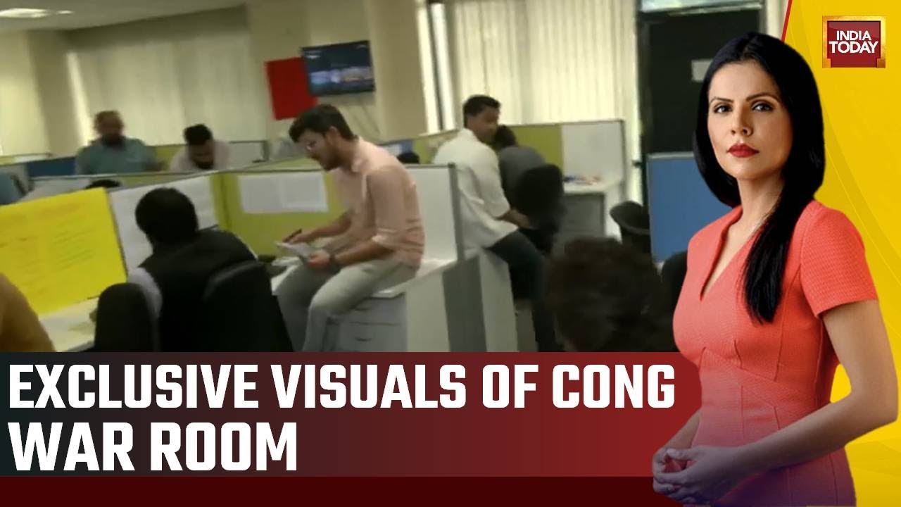 Watch India Today Team Reaches Congress War Room In Karnataka Ahead Of Assembly Polls