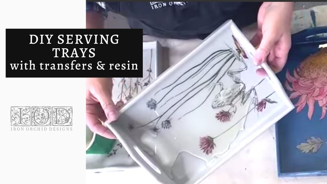 Easy DIY Housewarming Gift & Budget Home Decor | DIY Serving Tray with Epoxy Resin
