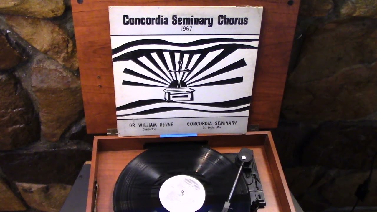 Concordia Seminary Chorus 1967 LP St Louis Dr William Heyne Sacred Choral