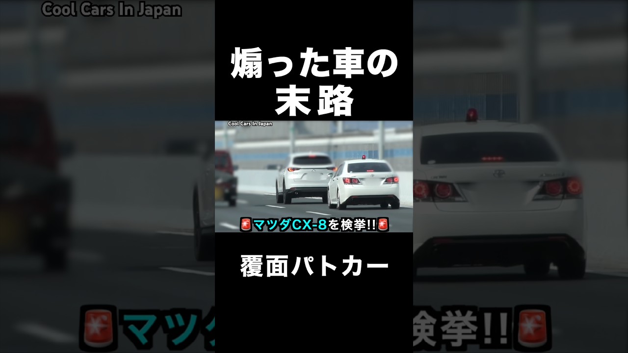 煽った車の末路‼️ #shorts #覆面パトカー