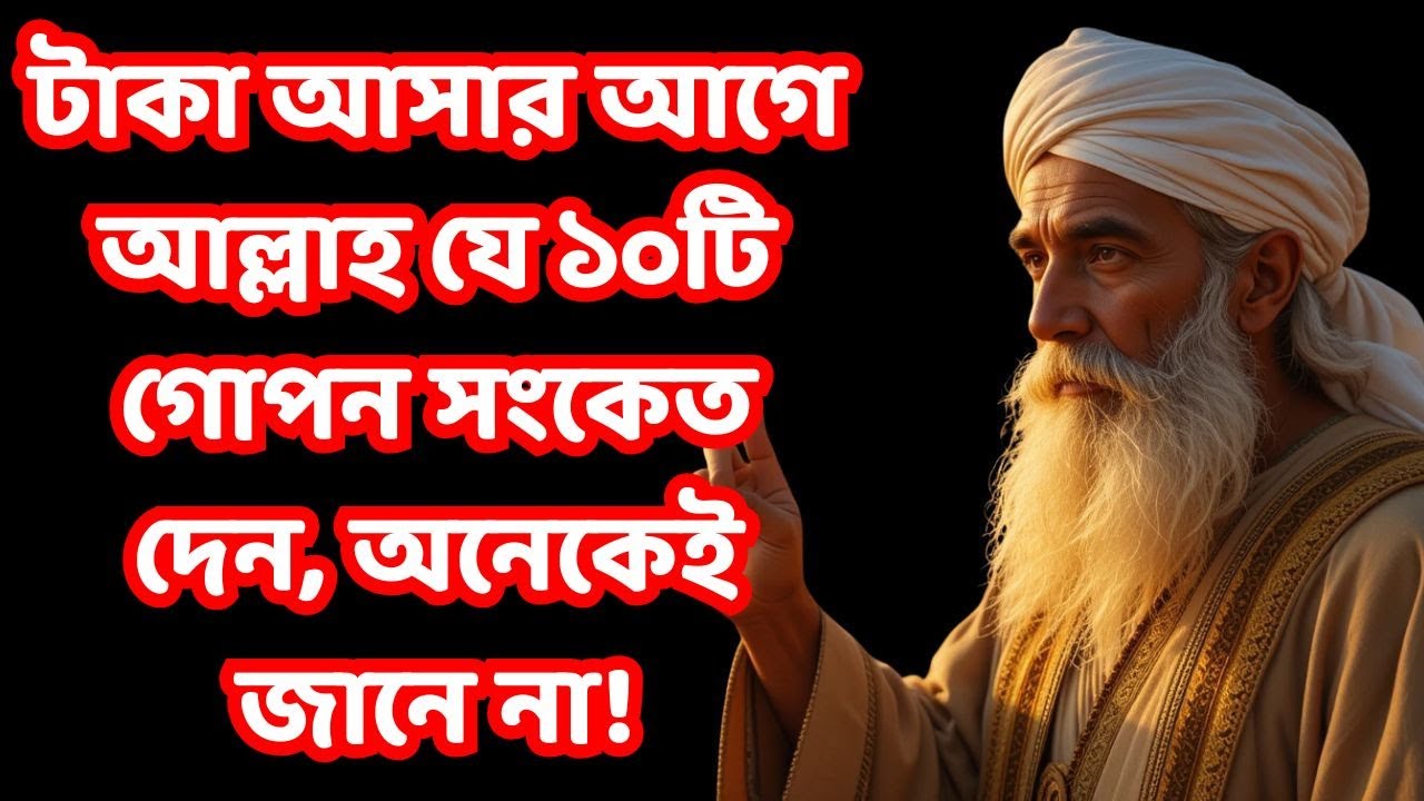 টাকা আসার আগে আল্লাহ যে ১০টি গোপন সংকেত দেন, অনেকেই জানে না! #Essence of Islam