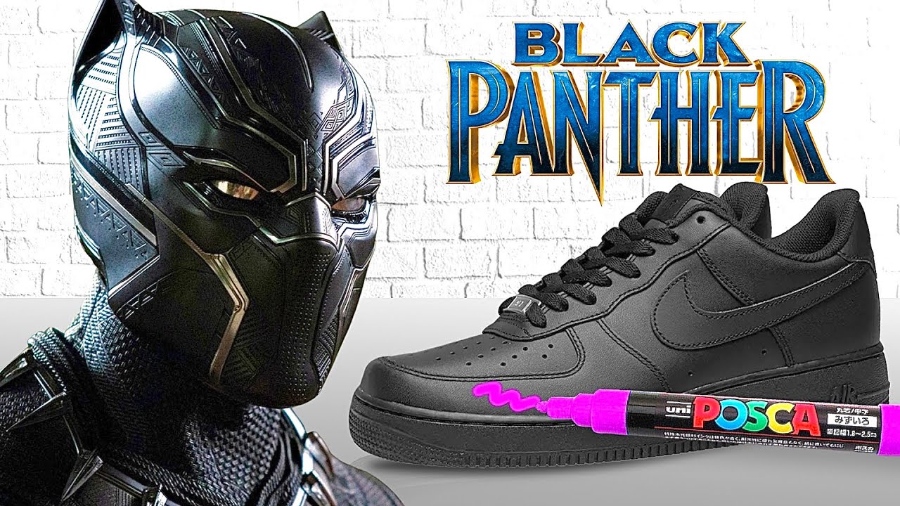 I Customized Shoes in 3 Days To Wear To BLACK PANTHER Wakanda Forever!