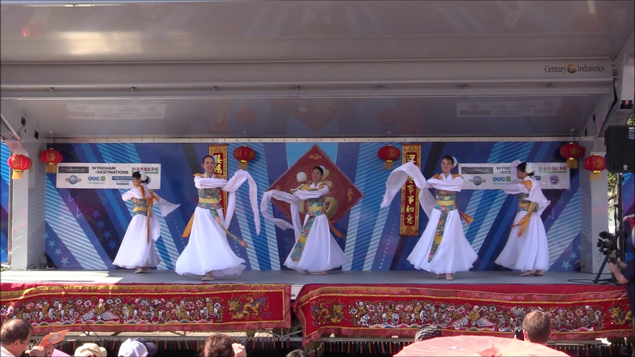 20190217 - Orlando, Florida - 5 Minute Water Sleeves and Feng Young Hua Gu by Dance Troupe of CAACF